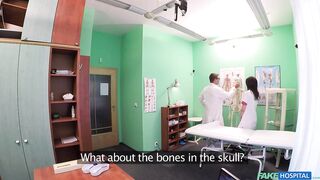 Nurse takes off her uniform to show her breathtaking figure - Fake Hospital