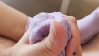 Purple socks session involving mastix darkshine