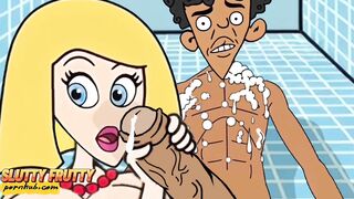 Lewd Stepmom and Stepson Take a Shower Jointly. What Could Go Wrong? Toon