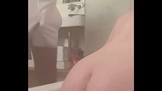 Str8 Curious Hunk Gets Voided urine on by His Uncut Twink Roommate