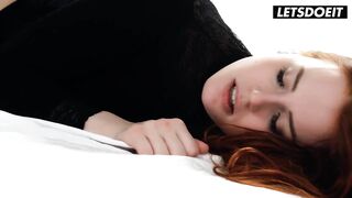Slender Redhead in Heels Gets Her Mouth Grabbed Whilst That guy Screws Her