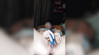 Multiple Intensive Orgasms for Bored Mommy - Real Female Climax Throbbing Twat