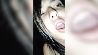 Cum Inside My Teen Most excellent Ally's Taut Twat At Night