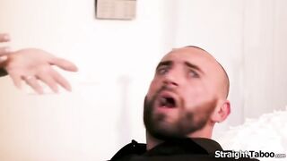 mother I'd like to fuck Joanna Beauty brings Lilly Lit to her bedroom to suck off her blindfolded husbands large weenie.That babe leaves the room so this chab can lick and bang the hottie