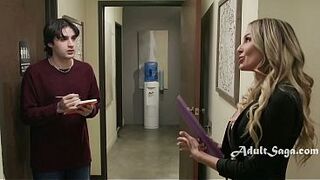 Blindfolded Stepmom Takes Stepson Thinking That guy Is Her Lover - Codey Steele, Elias Money, Andi Avalon