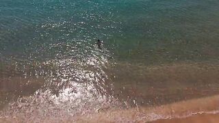 I sucked his dick in public at the beach and I drank his cum - HAWT POV mother I'd like to fuck
