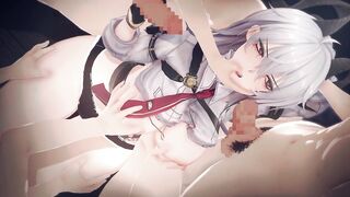 【Wuthering Waves Zani】group sex CG Comics Animation.