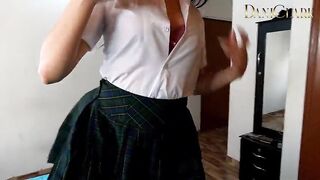 My ally left and his stepsister asks me to bang her raw with my large dong - Dani Clark and Yenifer Chacon