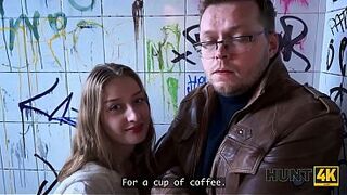 HUNT4K. A Youthful Girl picked up a Stranger at a bar