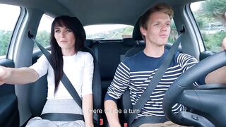 Cheating BF on Back Seats of Mr PussyLicking Car - VAGINA LICKING and POUNDING - MASSIVE JIZZ FLOW