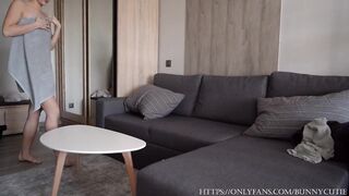 Three-some Exchange Banging With Stepmom! Hid mother I'd like to fuck In The Closet 4K