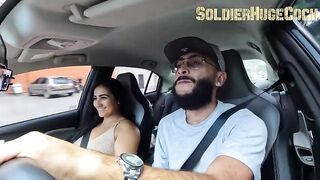 Wang In Car - Small Teen (eighteen ) Railed Hard By Huge Schlong Until Creampie