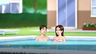 Stepmom loves to have sex all the time with the Tenant - summertime saga