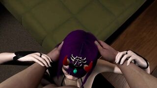 Demon Angel Shunte in a Late Night Ass Call
