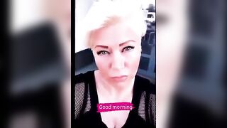 Very Close-up Shots of a Older Whore's Vagina with Purple Hair and Other Parts of Her Lustful Body