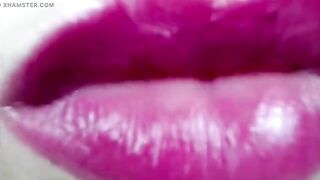 Very Close-up Shots of a Older Whore's Vagina with Purple Hair and Other Parts of Her Lustful Body