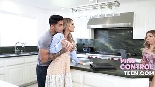 Teen And mother I'd like to fuck Ride Favourable Stepson During the time that Planning Stepdads Party!