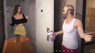 In Security- Luna’s Second Day as a Concupiscent Maid for Pervert Gary