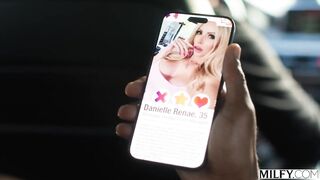 Milfy BBC-hungry Divorcee Danielle Toys with Youthful Guy