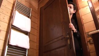 This babe's Screwed by Her Stepfather in the Washroom