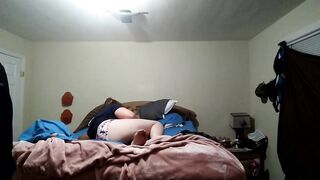 Babysitter sucking Latino penis and taking penis missionary part two