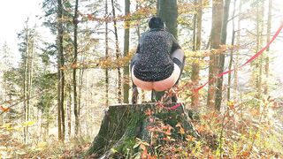 Anal Booty plug Urinate Slut