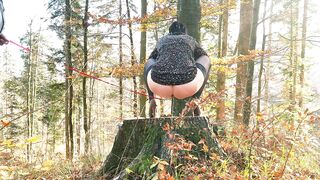 Anal Booty plug Urinate Slut