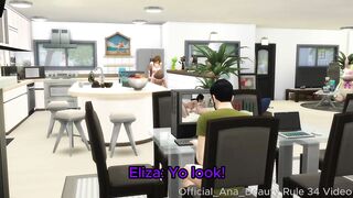 The worthy sister, ep. two - Sims 4 Shemale hentai screws and cums on brother's lewd wife