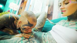 Tattooed Trans and Punk Hotty Hawt Toy Play