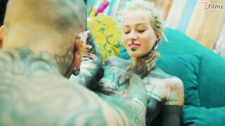 Tattooed Trans and Punk Hotty Hawt Toy Play