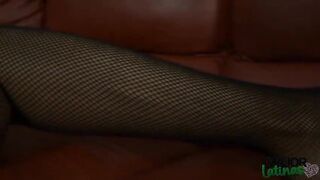 Breasty Latin babe Sadie Santana Gets Double Penetration by 2 Huge Ebony Dongs
