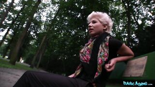 Public Agent - Sexy Tiffany Gives up Her Lesbo Lifestyle for a Hard Missionary POV Finish Outside