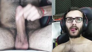 Look at these eyes! Homosexual Argentinian masturbating and ejaculating a biggest load, unshaved amateur