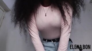 Black stepdaughter dancing then rides daddy's knob