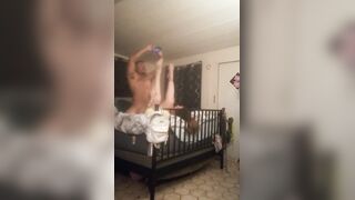 Caught hawt mother i'd like to fuck masturbating and interrupted and pounded her cunt