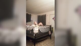 Caught hawt mother i'd like to fuck masturbating and interrupted and pounded her cunt