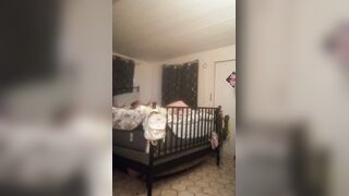 Caught hawt mother i'd like to fuck masturbating and interrupted and pounded her cunt