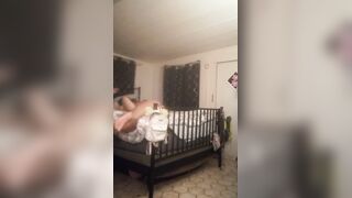 Caught hawt mother i'd like to fuck masturbating and interrupted and pounded her cunt
