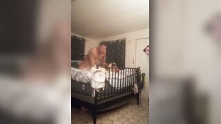 Caught hawt mother i'd like to fuck masturbating and interrupted and pounded her cunt