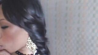 Black Girl Sucks Ebony Boy's Rod on Her Knees Then This babe Rides Him