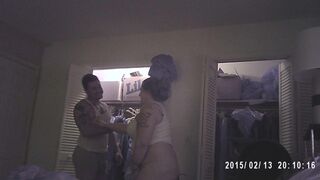 Cutie Wrestling Nude WIth Roommate