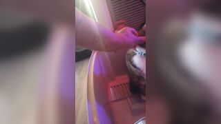 Kitten makes box to play in