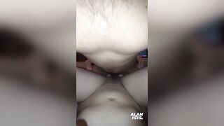 That babe uses his weenie as her personal toy.
