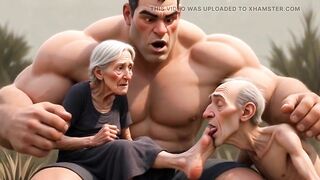 Pathetic Cuckold Licks His Wife's Toes Whilst That babe's in Bull's Arms - Foot Worship Humiliation