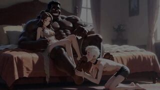Cuckold Spouse Foot Worship - Licking Wife's Feet Like a Wonderful Hunk