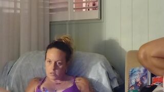 Charming Roommate In Her Brassiere and Pants Gets Insane When I Jerk off and Shoot My Load On Her