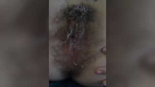 Shaggy Twat Creampie Play