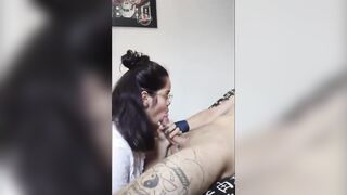White Wolf Ofc - Youthful Nerd White Moon Sucking Favela