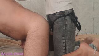 I pegged him very hard until I get perspired armpits!