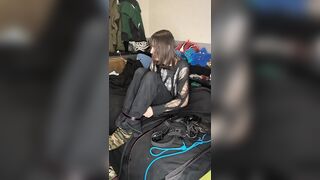 trying head harnes hogtie
